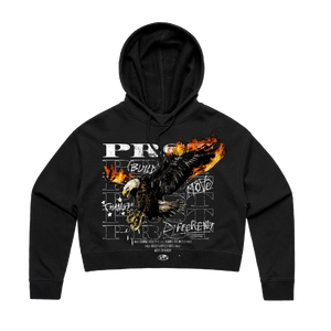 ME MYSELF & I - CROP HOODIE (NIGHTFALL)
